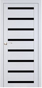 PL ECO 03, Сонома біла, чорне скло 233152098511 фото